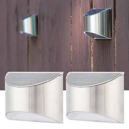 Tebru Security Lights Solar Step Lights Stainless Steel Solar Fence Security Lights Light‑Control Step Wall Lamp for Outdoor Use
Tebru Security Lights Solar Step Lights Stainless Steel Solar Fence Security Lights Light‑Control Step Wall Lamp for Outdoor Use