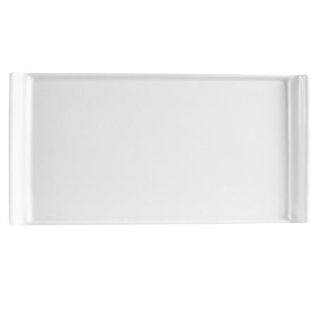 

Dynasty Rectangle Platter 20-1/4 W X 9-1/4 L X 1-3/4 H Porcelain Bone White 2 packs