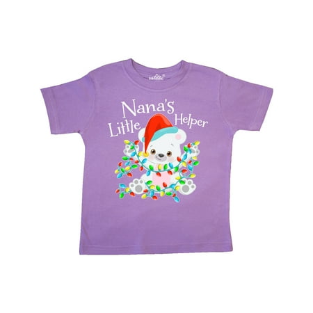 Inktastic Nana s Little Helper Cute Polar Bear with Christmas Lights Gift Toddler Boy or Toddler Girl T-Shirt
Inktastic Nana s Little Helper Cute Polar Bear with Christmas Lights Gift Toddler Boy or Toddler Girl T-Shirt