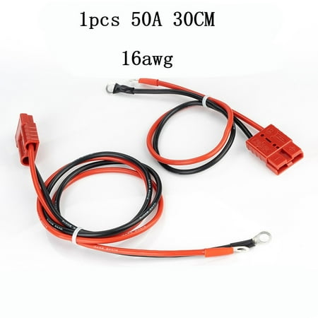 Hayafir 50A For Anderson Plug Lead to Lug M8 Terminal Battery Charging Connector Cable
Hayafir 50A For Anderson Plug Lead to Lug M8 Terminal Battery Charging Connector Cable