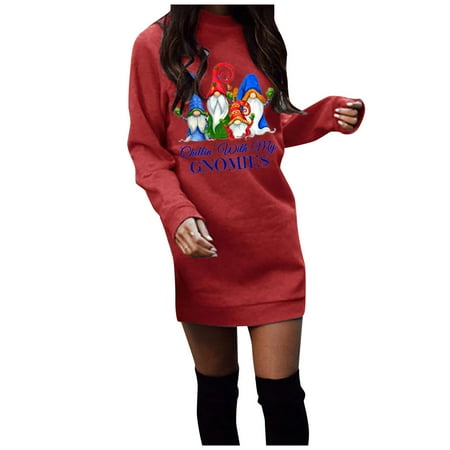Pianpianzi Juniors Cute Summer Dresses Maxi Nightgown Multi Color Formal Dresses for Women Lady s Christmas Casual Solid Color Printing Round Neck Long Sleeve Sweatshirts Dress
Pianpianzi Juniors Cute Summer Dresses Maxi Nightgown Multi Color Formal Dresses for Women Lady s Christmas Casual Solid Color Printing Round Neck Long Sleeve Sweatshirts Dress