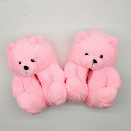 Seroniy Women Plush Teddy Bear Slippers Cute Animal Slippers Home Indoor Soft Anti-Slip Faux Fur Winter Warm Shoes
Seroniy Women Plush Teddy Bear Slippers Cute Animal Slippers Home Indoor Soft Anti-Slip Faux Fur Winter Warm Shoes