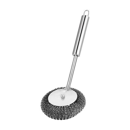 Stainless Steel Pot Brush Household Pot Washing Kitchen Canteen Kitchenware Cleaning Brush Wire Long Handle Dishwashing Brush
Stainless Steel Pot Brush Household Pot Washing Kitchen Canteen Kitchenware Cleaning Brush Wire Long Handle Dishwashing Brush