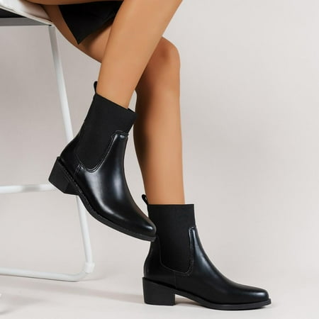Tdoqot Winter Boots for Women- Vintage Christmas Gifts Chunky Heel Low-heeled Women s Ankle Boots Black 41
Tdoqot Winter Boots for Women- Vintage Christmas Gifts Chunky Heel Low-heeled Women s Ankle Boots Black 41