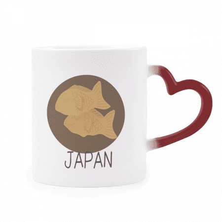 Traditional Japanese local snack fish Heat Sensitive Mug Red Color Changing Stoneware Cup
Traditional Japanese local snack fish Heat Sensitive Mug Red Color Changing Stoneware Cup