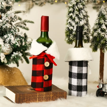 All-Match Wine Gift Bags Delicate Fabric Eye-Catching Xmas Red Wine Bottle Covers for Party Black Fabric
All-Match Wine Gift Bags Delicate Fabric Eye-Catching Xmas Red Wine Bottle Covers for Party Black Fabric