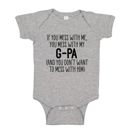 Don t Mess With My G-Pa Baby Bodysuit One Piece 24 mo Athletic Heather
Don t Mess With My G-Pa Baby Bodysuit One Piece 24 mo Athletic Heather