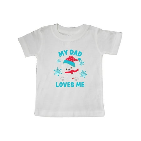 Inktastic Polar Bear My Dad Loves Me in Santa Hat with Snowflakes Gift Baby Boy or Baby Girl T-Shirt
Inktastic Polar Bear My Dad Loves Me in Santa Hat with Snowflakes Gift Baby Boy or Baby Girl T-Shirt