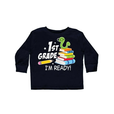 Inktastic Bookworm Ready for 1st Grade Gift Toddler Boy or Toddler Girl Long Sleeve T-Shirt
Inktastic Bookworm Ready for 1st Grade Gift Toddler Boy or Toddler Girl Long Sleeve T-Shirt
