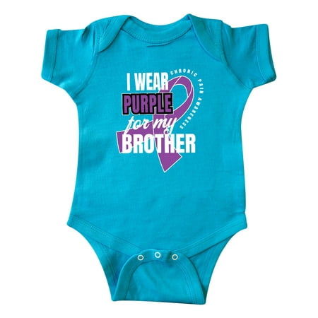 Inktastic Chronic Pain I Wear Purple For My Brother Gift Baby Boy or Baby Girl Bodysuit
Inktastic Chronic Pain I Wear Purple For My Brother Gift Baby Boy or Baby Girl Bodysuit