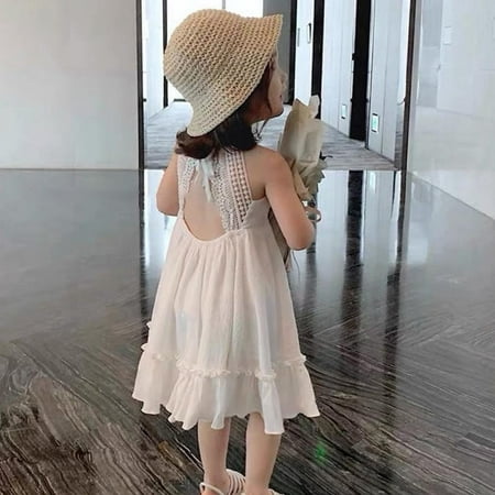 Summer Girls Dress Korean Solid Color Casual Sleeveless Backless Party Princess Dress Cute Children s Girls Sundress
Summer Girls Dress Korean Solid Color Casual Sleeveless Backless Party Princess Dress Cute Children s Girls Sundress