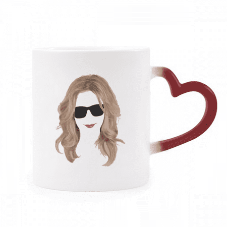 Lips Women Hair Glasses Art Deco Fashion Heat Sensitive Mug Red Color Changing Stoneware Cup
Lips Women Hair Glasses Art Deco Fashion Heat Sensitive Mug Red Color Changing Stoneware Cup