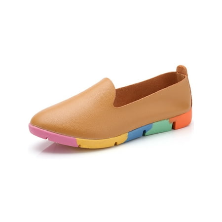 Woobling Women Flats Comfort Walking Shoes Slip On Boat Shoe Daily Loafers Slip-Resistant Moccasins Non-slip Flat Brown 8.5
Woobling Women Flats Comfort Walking Shoes Slip On Boat Shoe Daily Loafers Slip-Resistant Moccasins Non-slip Flat Brown 8.5