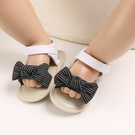 NWQKYZGH Toddler Shoes Clearance Baby Girls Striped Bow Sandals Soft Non-Slip Rubber Sole Flat Walking Shoes White 11
NWQKYZGH Toddler Shoes Clearance Baby Girls Striped Bow Sandals Soft Non-Slip Rubber Sole Flat Walking Shoes White 11