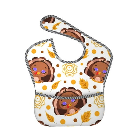 Bingfone Mess-Proof Baby Bib - Waterproof Bib For Baby Boy Or Girl With Food Catcher Pocket Unisex-Fall Turkey
Bingfone Mess-Proof Baby Bib - Waterproof Bib For Baby Boy Or Girl With Food Catcher Pocket Unisex-Fall Turkey