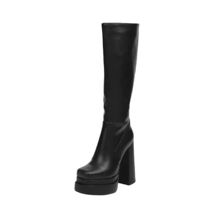 Honeeladyy Women s High-Heels Knee High Chunky Heel Slouchy Round-Toe Side Zipper Black Clearance under 5$
Honeeladyy Women s High-Heels Knee High Chunky Heel Slouchy Round-Toe Side Zipper Black Clearance under 5$