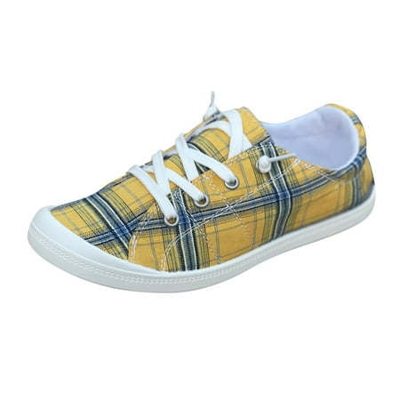 Casual Shoes for Women Women Shoes Soft Sole Massage Flat Fashion Casual Lace Up Casual Shoes Soft Sole Women Casual Shoes Canvas Yellow 37
Casual Shoes for Women Women Shoes Soft Sole Massage Flat Fashion Casual Lace Up Casual Shoes Soft Sole Women Casual Shoes Canvas Yellow 37