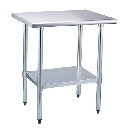 KALEFU Stainless Steel Work Table for Prep & Work 24 x 36 Inches Heavy Duty Table with Undershelf and Galvanized Legs for Restaurant Home and Hotel
KALEFU Stainless Steel Work Table for Prep & Work 24 x 36 Inches Heavy Duty Table with Undershelf and Galvanized Legs for Restaurant Home and Hotel