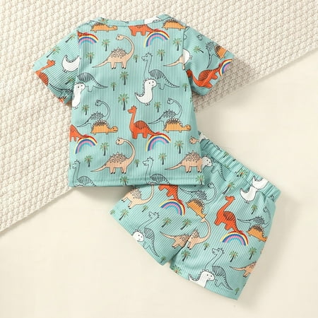 Aayomet Baby Suit Summer Cartoon Dinosaur Cute Factory Summer Boy Cartoon Short Sleeve T Shirt Shorts Toddler Boy Bow Tie Shirt Blue 9-12 Months
Aayomet Baby Suit Summer Cartoon Dinosaur Cute Factory Summer Boy Cartoon Short Sleeve T Shirt Shorts Toddler Boy Bow Tie Shirt Blue 9-12 Months