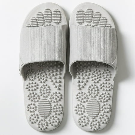 Luxury Massage Slippers Acupressure Foot Massager with Acupoint Beads Foot Stress Relief Sandals for Home Office Gray 40-41
Luxury Massage Slippers Acupressure Foot Massager with Acupoint Beads Foot Stress Relief Sandals for Home Office Gray 40-41