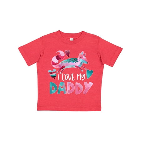 Inktastic I Love My Daddy Pink and Blue Fox with Hearts Gift Toddler Boy or Toddler Girl T-Shirt
Inktastic I Love My Daddy Pink and Blue Fox with Hearts Gift Toddler Boy or Toddler Girl T-Shirt