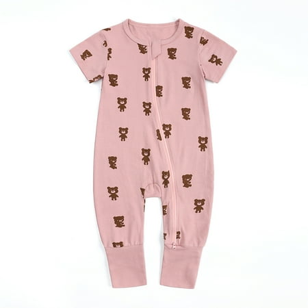 Simplmasygenix Mothers Day Gifts Baby Romper Toddler Baby Boys Girls Cute Cartoon Animal Pattern Short Sleeve Double Zipper Romper Jumpsuit
Simplmasygenix Mothers Day Gifts Baby Romper Toddler Baby Boys Girls Cute Cartoon Animal Pattern Short Sleeve Double Zipper Romper Jumpsuit