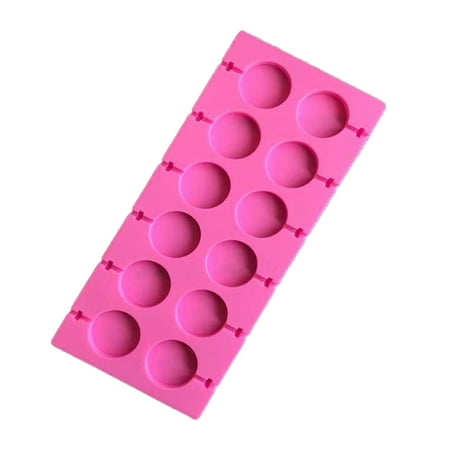 Round Shape Silicone Mold Lollipop Mould Home DIY Chocolate Candy Baking Tool Silicone Mold Lollipop Mould Round Shape Home DIY Chocolate Candy Baking Tool 1