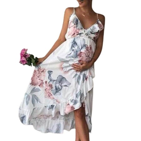 PATLOLLAV Summer Savings Clearance Pregnant Womens Clothes Ruffled Ink Print Hanging Bandwidth Loose Maternity Dress
PATLOLLAV Summer Savings Clearance Pregnant Womens Clothes Ruffled Ink Print Hanging Bandwidth Loose Maternity Dress
