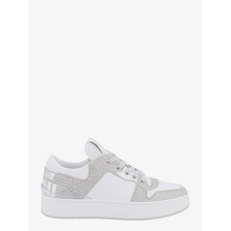 Jimmy Choo Woman Florent/F Woman White Sneakers