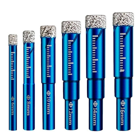 Hole 6/8/10/12/14/16mm Drilling Tool for Ceramic Tile Glass Slate Porcelain Marble Power Drills
Hole 6/8/10/12/14/16mm Drilling Tool for Ceramic Tile Glass Slate Porcelain Marble Power Drills