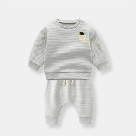 NIUREDLTD Baby Girls Boys Autumn Winter Knit Letter Cotton Long Sleeve Pants Set Clothes
NIUREDLTD Baby Girls Boys Autumn Winter Knit Letter Cotton Long Sleeve Pants Set Clothes