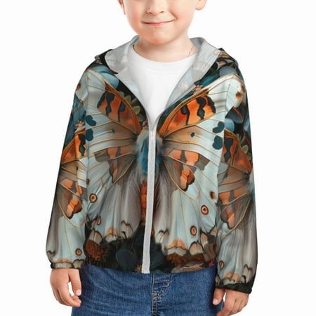 Lukts Butterfly and Bloom Beauty Print Children s Long-Sleeved Sun Protection Clothing Hooded Sweatshirts for Boys and Girls Outdoor Sports-4 Years
Lukts Butterfly and Bloom Beauty Print Children s Long-Sleeved Sun Protection Clothing Hooded Sweatshirts for Boys and Girls Outdoor Sports-4 Years