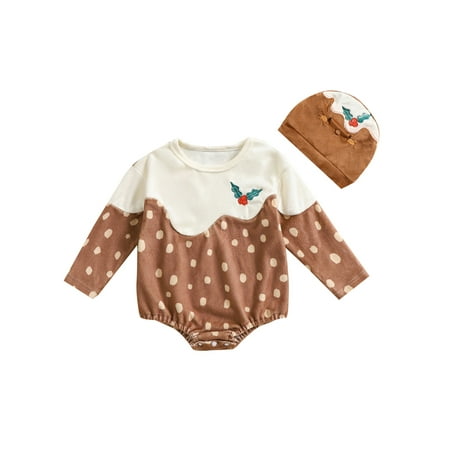 Suealasg Christmas Newborn Baby Boys Girls Rompers Infant Fall One Piece Clothes Long Sleeve Dot Print Jumpsuit Bodysuit Hat
Suealasg Christmas Newborn Baby Boys Girls Rompers Infant Fall One Piece Clothes Long Sleeve Dot Print Jumpsuit Bodysuit Hat