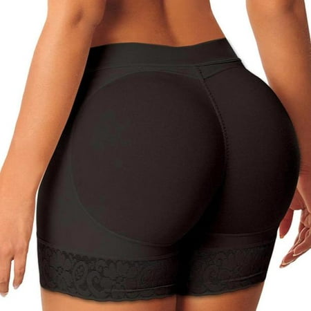 

wendunide underwear women Woman Body Shaper Butt Lifter Trainer Lift Butt Hip Enhancer Panty BK S Black S