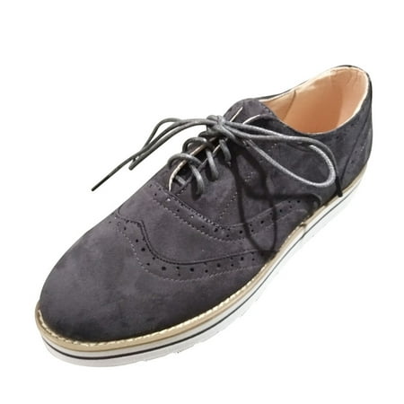 Up to 30% off! Kukoosong Womens Comfort Flats Womens Vintage Solid Color Round Toe up Flat Heel Casual Shoes for Women Gray 40
Up to 30% off! Kukoosong Womens Comfort Flats Womens Vintage Solid Color Round Toe up Flat Heel Casual Shoes for Women Gray 40
