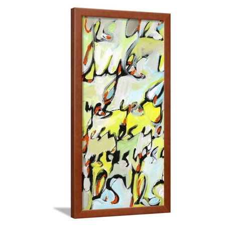 Yes, Yes, Yes I Framed Print Wall Art By Jodi Fuchs