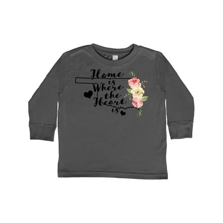 Inktastic Oklahoma Home is Where the Heart is with Watercolor Floral Gift Toddler Boy or Toddler Girl Long Sleeve T-Shirt
Inktastic Oklahoma Home is Where the Heart is with Watercolor Floral Gift Toddler Boy or Toddler Girl Long Sleeve T-Shirt