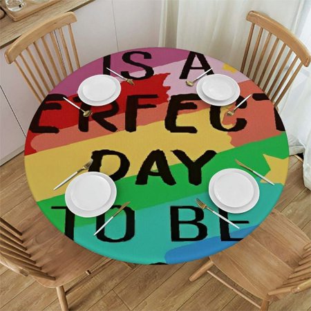 HYKY Teacher s Day Round Table Cover 100% Polyester Tablecloth with Elastic Edge for Home Decoration 46 -50
HYKY Teacher s Day Round Table Cover 100% Polyester Tablecloth with Elastic Edge for Home Decoration 46 -50