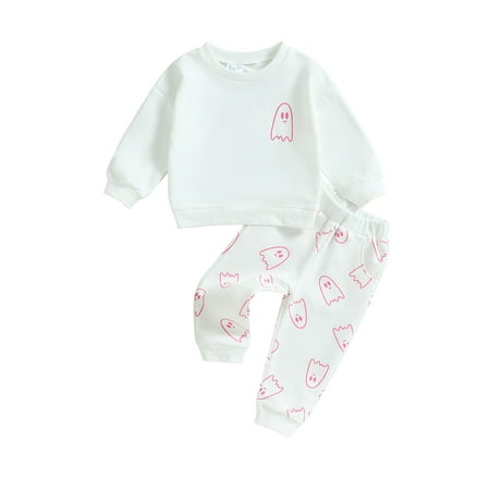 2Pcs Toddler Baby Girl Boy Halloween Outfits Print Long Sleeve Sweatshirts + Pants
2Pcs Toddler Baby Girl Boy Halloween Outfits Print Long Sleeve Sweatshirts + Pants