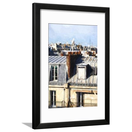 Paris Rooftops Framed Print Wall Art By Philippe Hugonnard