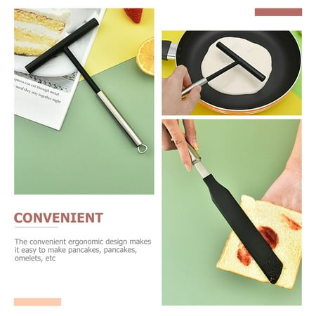 Yuangui Stainless Steel Crepe Spreader and Spatula Kit - T-shaped Pancake Tool
Yuangui Stainless Steel Crepe Spreader and Spatula Kit - T-shaped Pancake Tool
