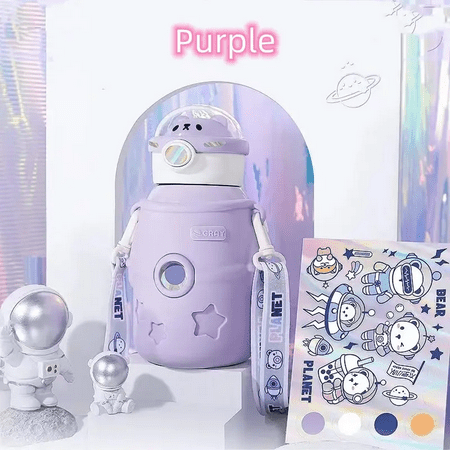 500ml Cartoon Planet Astronaut Water Bottle Portable Insulated Stainless Steel Water Bottles With Adjustable Strap
500ml Cartoon Planet Astronaut Water Bottle Portable Insulated Stainless Steel Water Bottles With Adjustable Strap