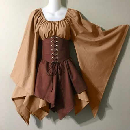 Women s Vintage Renaissance Costume Dress Vintage Halloween Cosplay Victorian Gothic Corset Dress Irish Short Dress
Women s Vintage Renaissance Costume Dress Vintage Halloween Cosplay Victorian Gothic Corset Dress Irish Short Dress