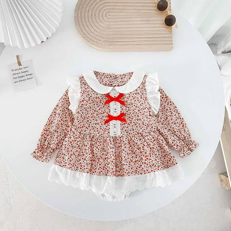 NIZELUK Kids Clothes Girls,Clothes for Girls Fall Savings Clearance Sales Today Deals Prime Baby Spring Long Sleeved Floral Retro Lace Jumpsuit With Round Neck Rompers
NIZELUK Kids Clothes Girls,Clothes for Girls Fall Savings Clearance Sales Today Deals Prime Baby Spring Long Sleeved Floral Retro Lace Jumpsuit With Round Neck Rompers