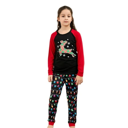 Mubineo Parent-Child Christmas Nightclothes Long Sleeve Christmas Elk Print Tops Trousers Suit
Mubineo Parent-Child Christmas Nightclothes Long Sleeve Christmas Elk Print Tops Trousers Suit