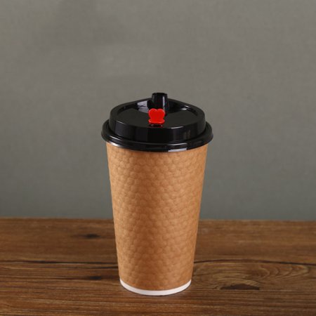 Livesture Diamond Paper Disposable With Lid Coffee Takeaway Packing Cup StyleJ Quantity50
Livesture Diamond Paper Disposable With Lid Coffee Takeaway Packing Cup StyleJ Quantity50