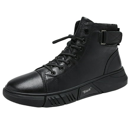 Men s British Style Large Size Fashion High Top Plush Warm Casual Leather Short Boots
Men s British Style Large Size Fashion High Top Plush Warm Casual Leather Short Boots