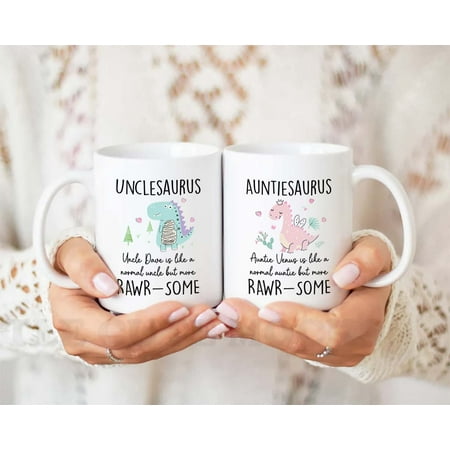 Familyloveshop LLC Personalized Valentine Mug Unclesaurus Valentine Mug Valentine Couple Mug Valentine Dinosaur Mug Auntie Rawr-some Uncle Rawr-some Gift for Him Gift for Her
Familyloveshop LLC Personalized Valentine Mug Unclesaurus Valentine Mug Valentine Couple Mug Valentine Dinosaur Mug Auntie Rawr-some Uncle Rawr-some Gift for Him Gift for Her