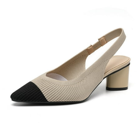 HOLXI 2024 Elegant Women s High Block Heel Sandals - Chic Pointed Toe Secure Slingback Stretchy & Breathable
HOLXI 2024 Elegant Women s High Block Heel Sandals - Chic Pointed Toe Secure Slingback Stretchy & Breathable