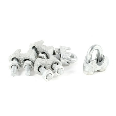 Unique Bargains 5 Pcs 3mm Thread Diameter Metal U Bolt Clamp Clip Galvanized Wire Rope Clip
Unique Bargains 5 Pcs 3mm Thread Diameter Metal U Bolt Clamp Clip Galvanized Wire Rope Clip